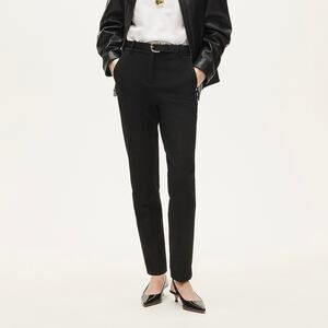 NWT J.Crew Cameron Pant In Four-Season Stretch High-Rise Career Black 2 Petite